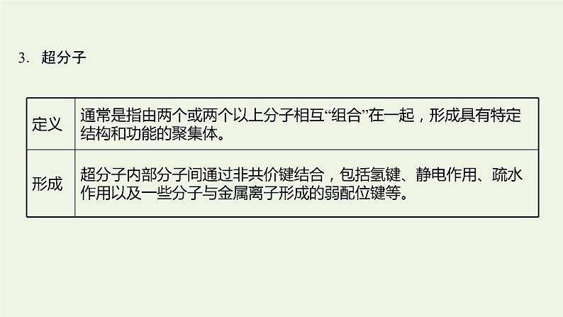 鲁科版高中化学选择性必修2第3章不同聚集状态的物质与性质第3节液晶纳米材料与超分子课件08