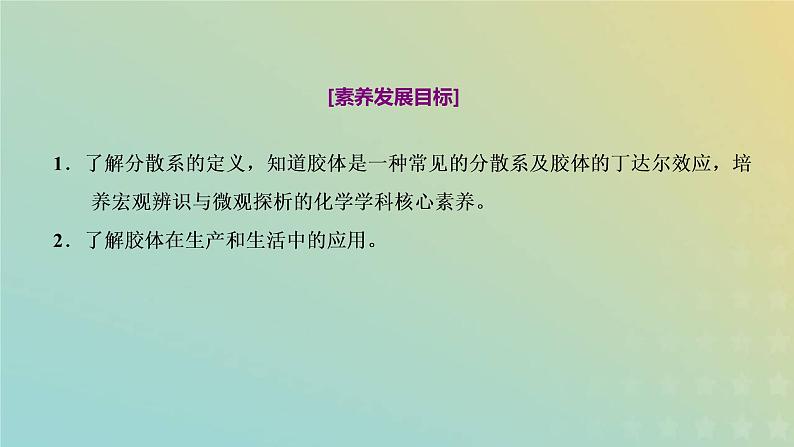 苏教版高中化学必修第一册专题1物质的分类及计量第三单元第一课时常见的分散系和胶体课件第2页