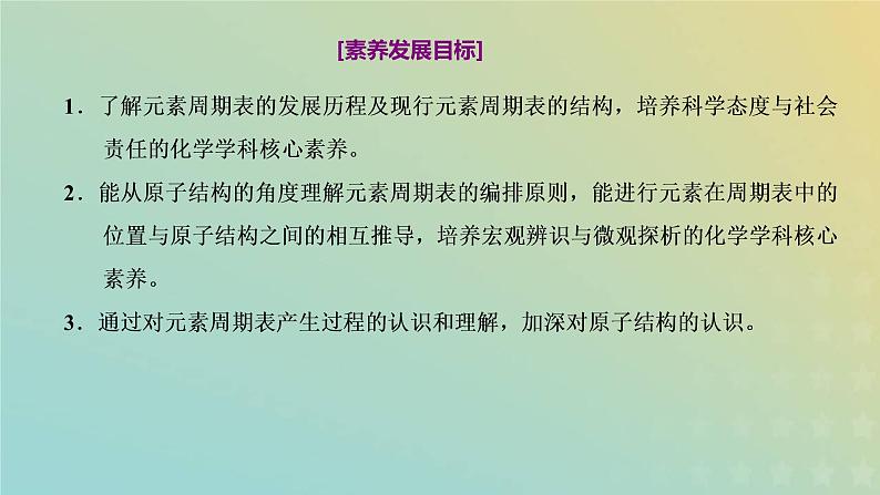 苏教版高中化学必修第一册专题5微观结构与物质的多样性第一单元第二课时元素周期表课件02