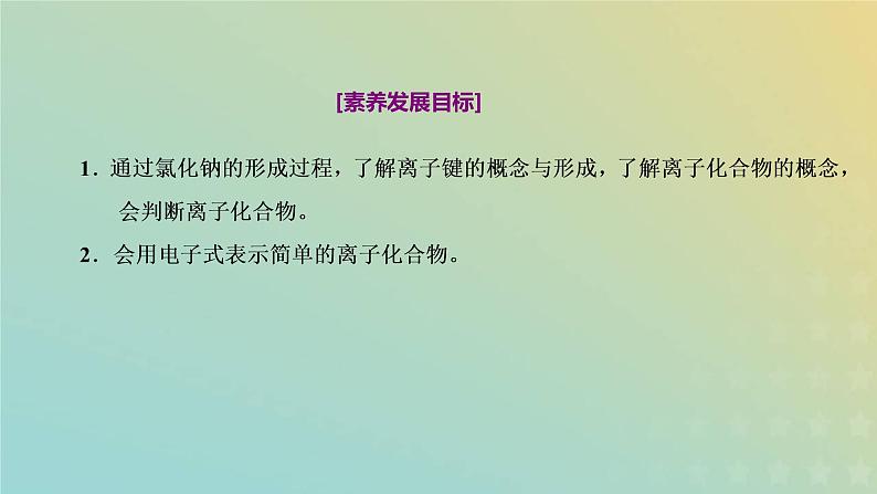 苏教版高中化学必修第一册专题5微观结构与物质的多样性第二单元第一课时离子键课件02