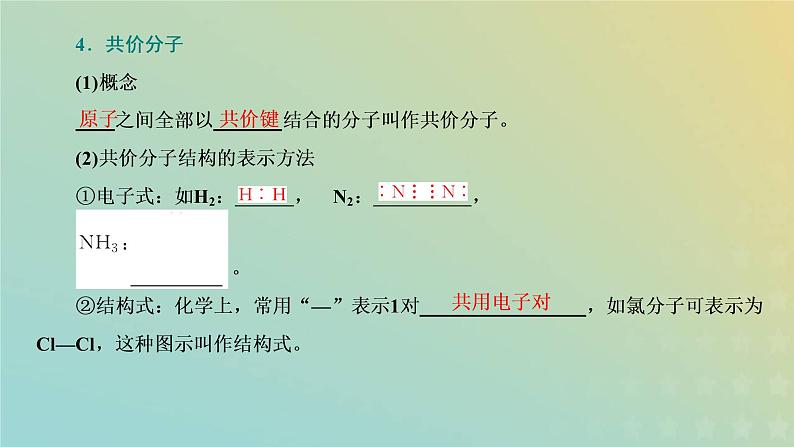 苏教版高中化学必修第一册专题5微观结构与物质的多样性第二单元第二课时共价键分子间作用力课件第8页