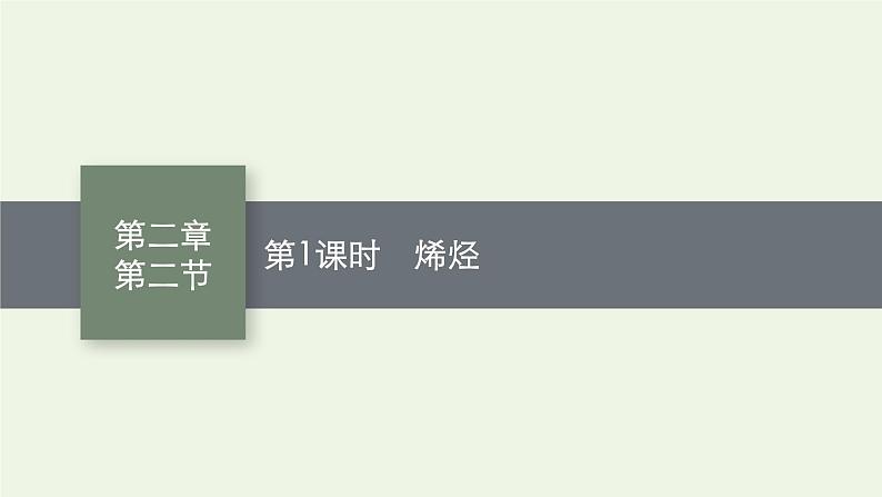 新人教版高中化学选择性必修3第二章烃第二节第1课时烯烃课件第1页