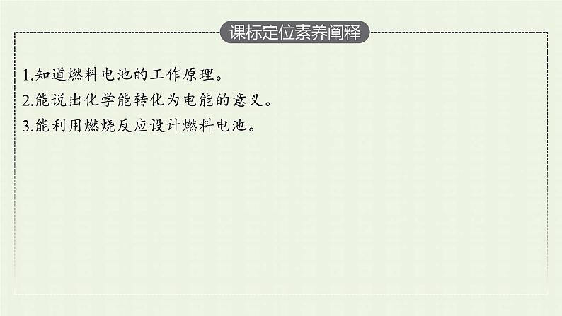 新人教版高中化学选择性必修1第四章化学反应与电能实验活动5制作简单的燃料电池课件03