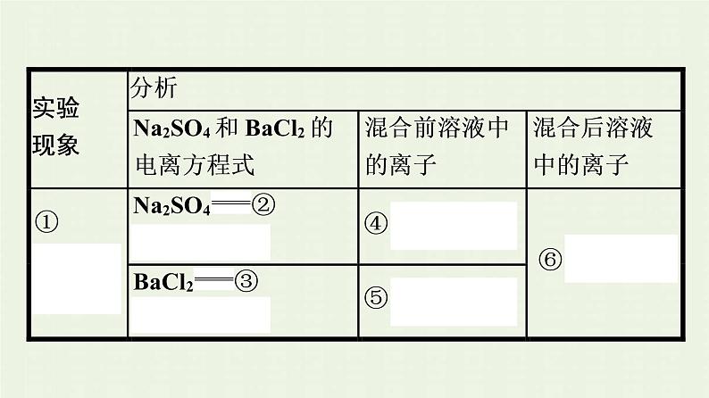 新人教版高中化学必修第一册第一章物质及其变化第二节第2课时离子反应课件第7页