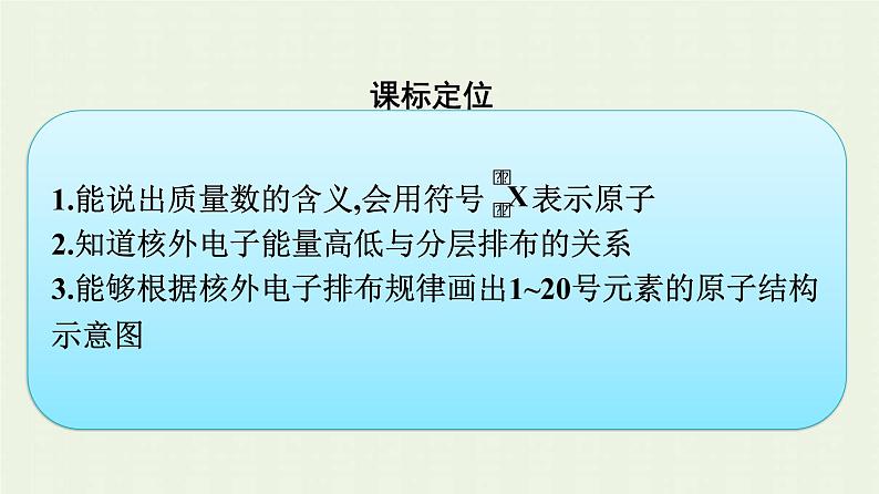 新人教版高中化学必修第一册第四章物质结构元素周期律第一节第1课时原子结构课件第3页