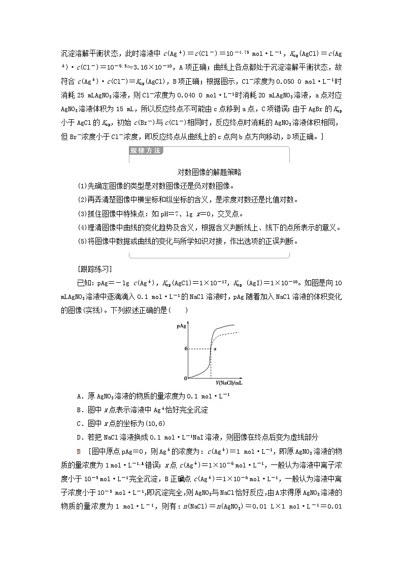 新人教版高中化学选择性必修1第3章水溶液中的离子反应与平衡第4节能力课时6突破水溶液中的两类离子反应图像学案第3页
