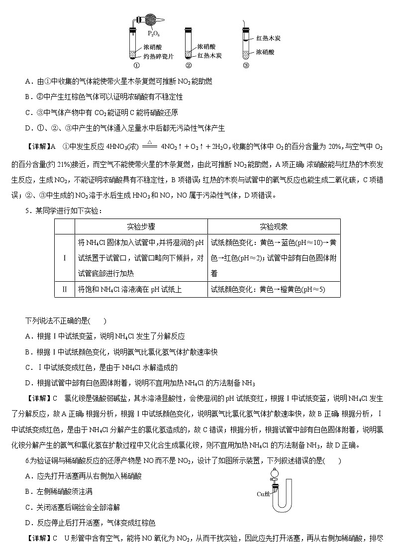 【23版一轮练习系列】(十四)　氮及其重要化合物第2页