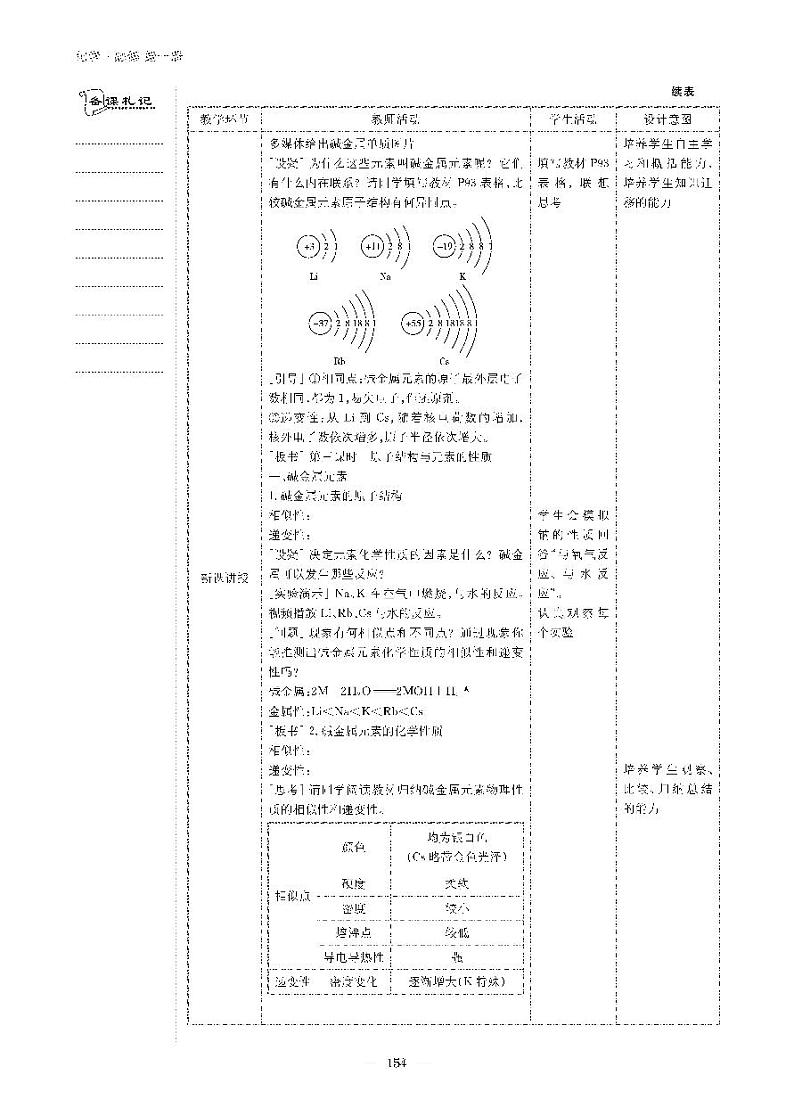高中化学人教版（2019）必修第一册 第四章 物质结构　元素周期律 第一节 原子结构与元素周期表（教案＋学案）02