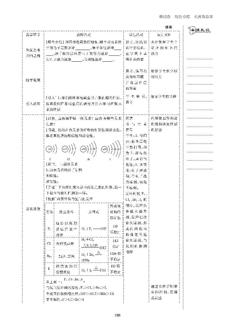 高中化学人教版（2019）必修第一册 第四章 物质结构　元素周期律 第一节 原子结构与元素周期表（教案＋学案）03