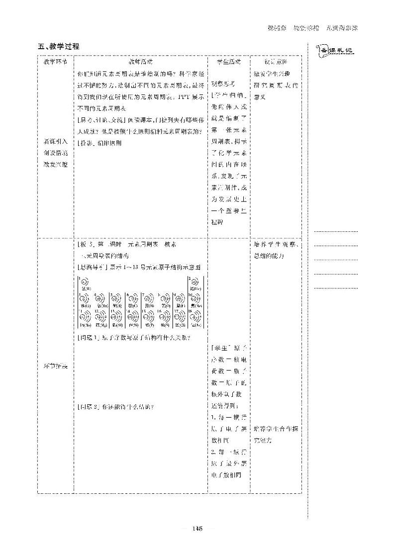 高中化学人教版（2019）必修第一册 第四章 物质结构　元素周期律 第一节 原子结构与元素周期表（教案＋学案）02