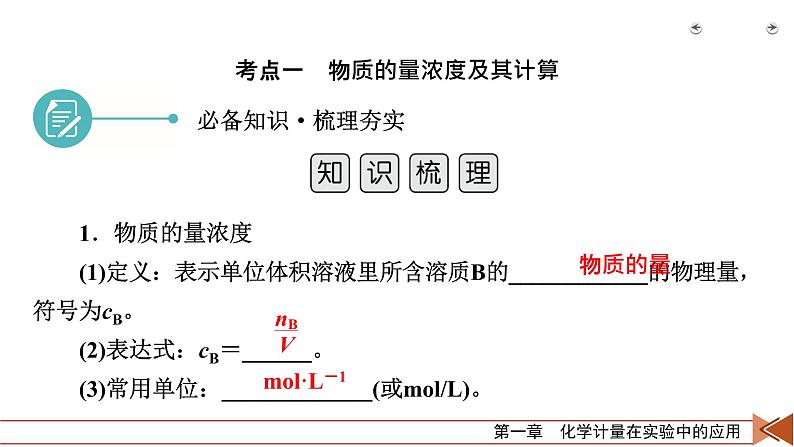 第2讲　物质的量浓度及其计算 课件06