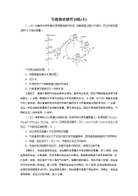 专题七　化学反应速率　化学平衡 专题强化提升训练7