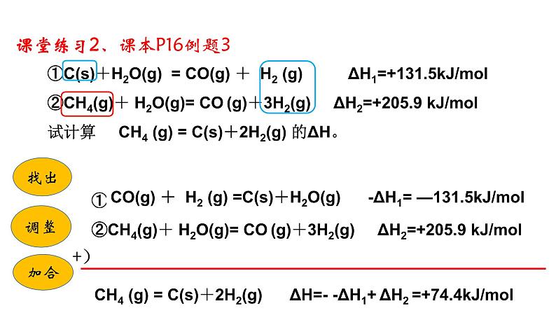 反应热的计算1.2.2高二化学上学期同步精品课件（人教版2019选择性必修1）第5页