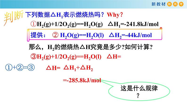 盖斯定律及其应用1.2.1高二化学高效备课设计（人教版2019选择性必修1）第2页