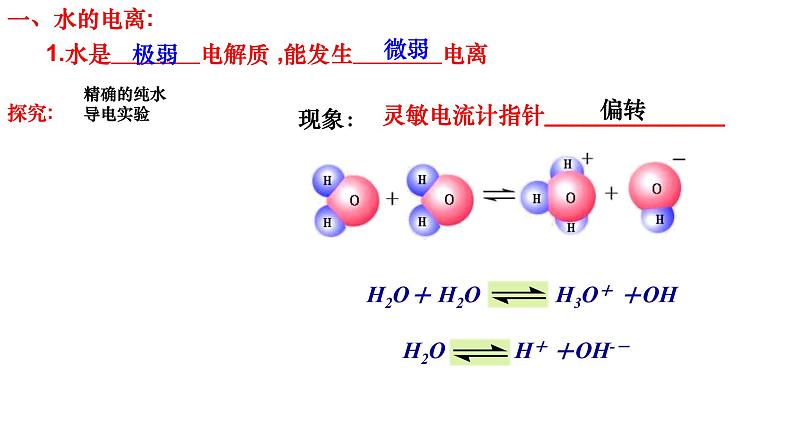 水的电离及溶液酸碱性3.2.1高二上学期化学人教版（2019）选择性必修1 课件02