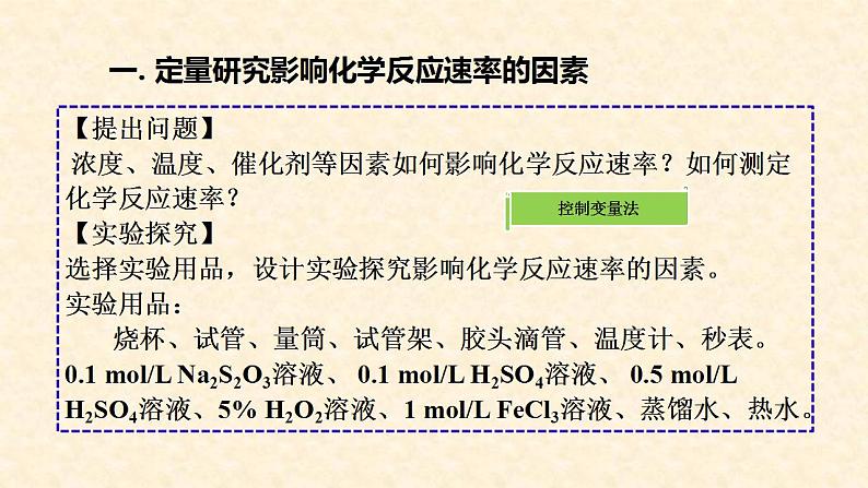 影响化学反应速率的因素2.1.2高二化学高效备课设计（人教版2019选择性必修1） 课件05