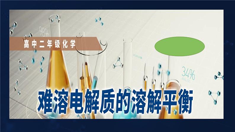 难溶电解质的溶解平衡3.4溶度积常数课件高二化学选择性必修101