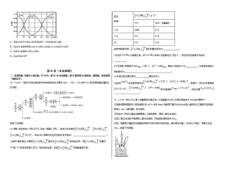 2021西安中学高三下学期6月第二次仿真考试化学试题含答案第2页