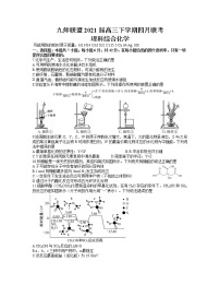 2021河南省九师联盟高三下学期四月联考理科综合化学试题含答案