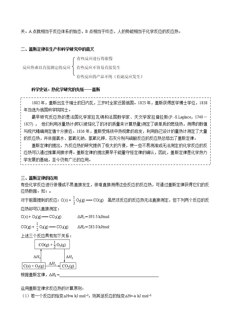 第04讲 盖斯定律（学生版）-【暑假自学课】2022年新高二化学暑假精品课（人教版选修4）第2页