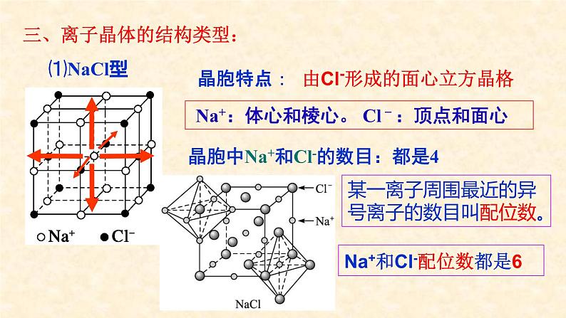 第三章第三节第2课时离子晶体 高二人教版（2019）选择性必修2 课件07