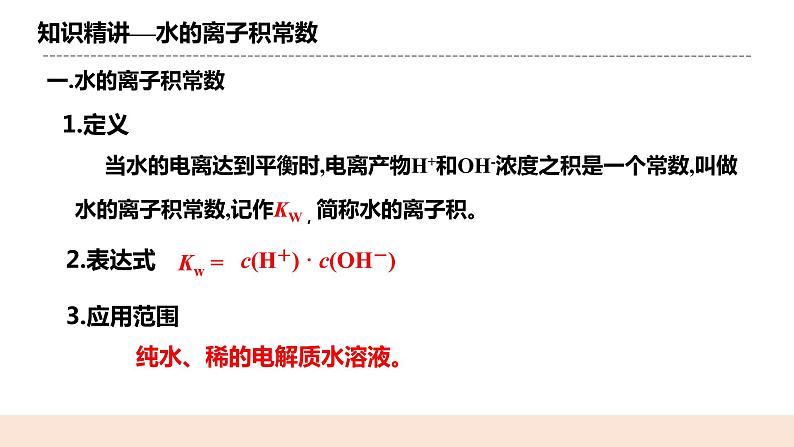 人教版化学选修一3.2.1《水的电离》课件+教学设计06