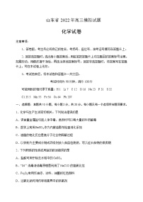 2022届山东省百师联盟高三下学期模拟考试化学含解析