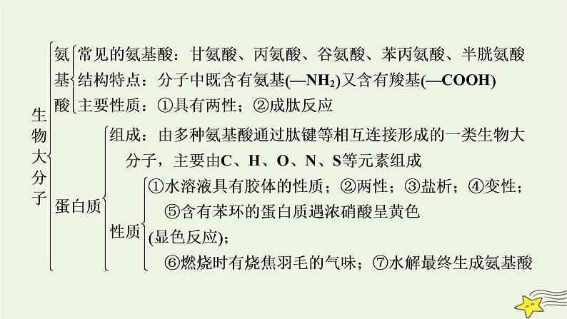 新教材高中化学第四章生物大分子章末素能提升课件新人教版选择性必修3第8页