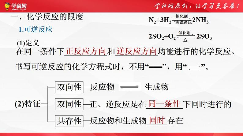 6.2化学反应速率与限度（第3课时化学反应的限度）-【备课优选】2021-2022学年高一化学同步优选备课课件（人教版2019必修第二册）03