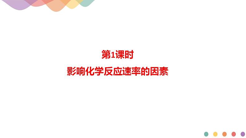 2.1.1 化学反应速率 影响化学反应速率的因素（课件）-2020-2021学年上学期高二化学同步精品课堂（新教材人教版选择性必修1）(共44张PPT)第2页