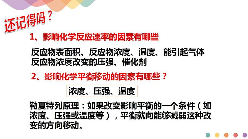 2.4  化学反应的调控--2020-2021学年上学期高二化学同步精品课堂(新教材人教版选择性必修1)(共33张PPT）第4页