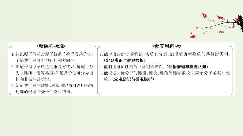 鲁科版高中化学选择性必修2第2章微粒间相互作用与物质性质第1节共价键模型PPT课件02