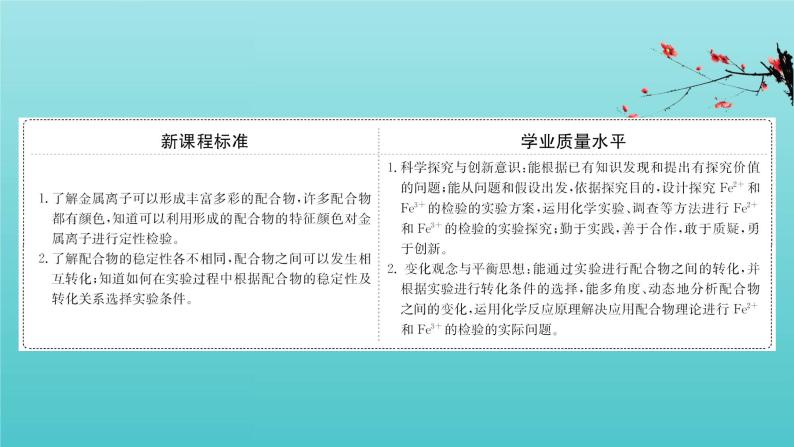 鲁科版高中化学选择性必修2第2章微粒间相互作用与物质性质微项目补铁剂中铁元素的检验课件02