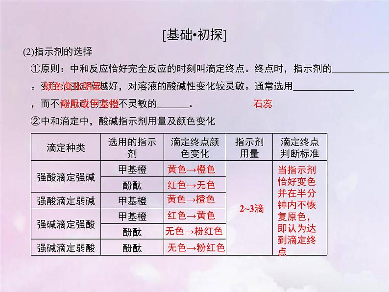 人教版高中化学选择性必修1第3章水溶液中的离子反应与平衡2.3酸碱中和滴定课件第6页