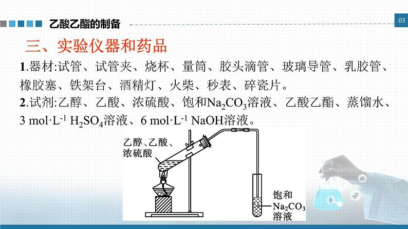 高中 高二 化学选择性必修3 实验活动1 乙酸乙酯的制备与性质 教学课件04