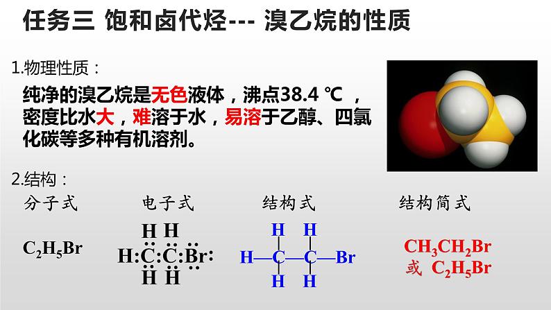 高中 高二 化学选择性必修3 第三章 第一节 卤代烃 教学课件第4页