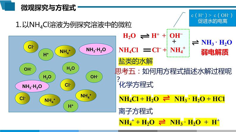 高中 高二 化学选择性必修1 第三章 第三节 第1课时 盐类的水解 教学课件08