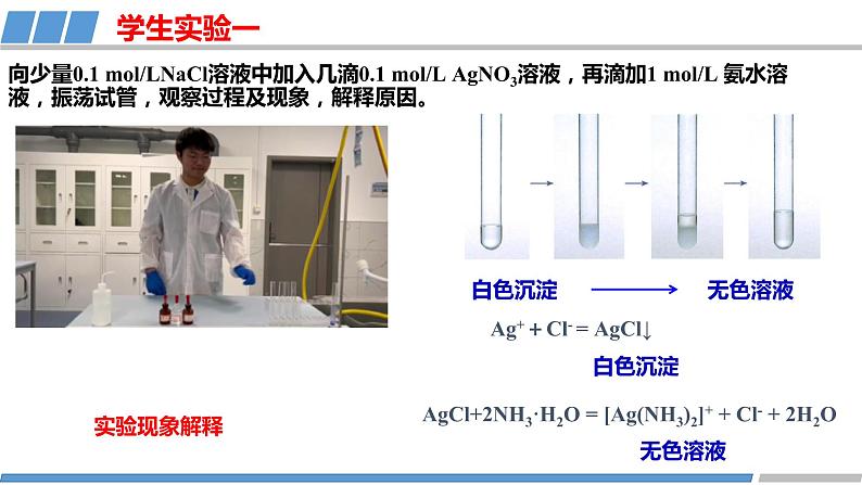 高中 高二 化学选择性必修2 学生必做实验 简单配位化合物的形成 教学课件05