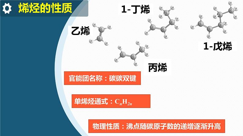 高中 高二 化学选择性必修3 第二章 第二节 第1课时 烯烃 教学课件第3页