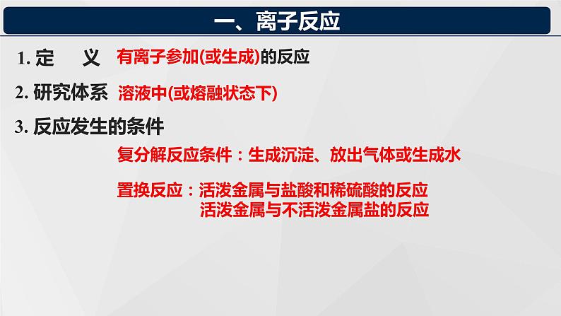 高中化学 必修第一册 《离子反应》 课件第5页