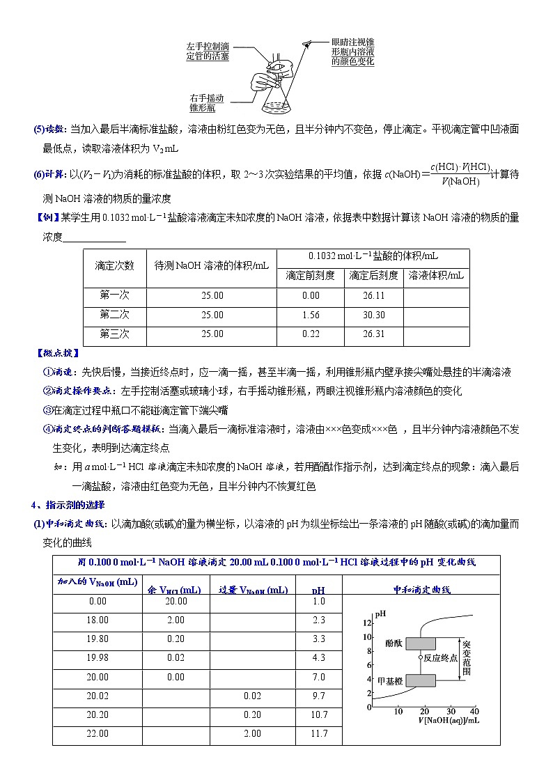 专题4.3 酸碱中和滴定-备战2023年高考化学新编大一轮复习讲义·03
