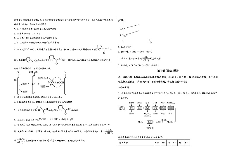 安徽省巢湖市巢湖区2023届高三（上）摸底检测化学试题(word版，含答案)02