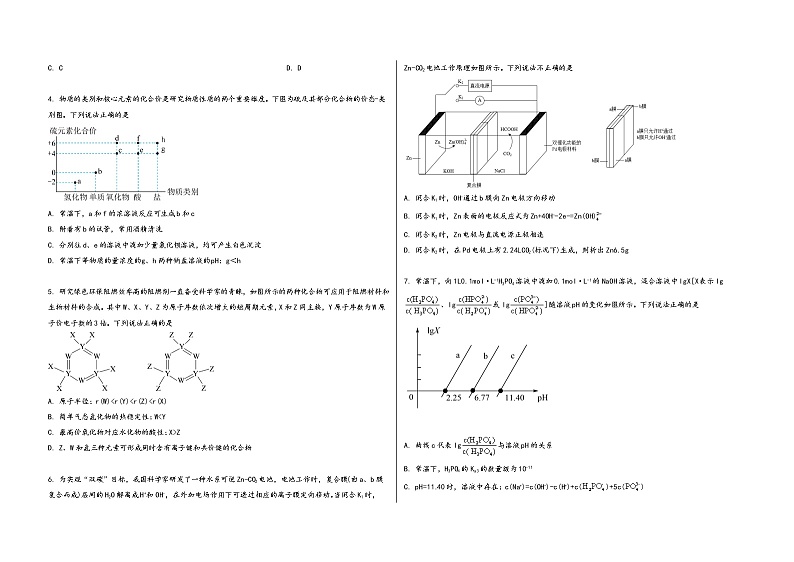 河南省信阳市平桥区2023届高三（上）摸底检测化学试题(word版，含答案)第2页