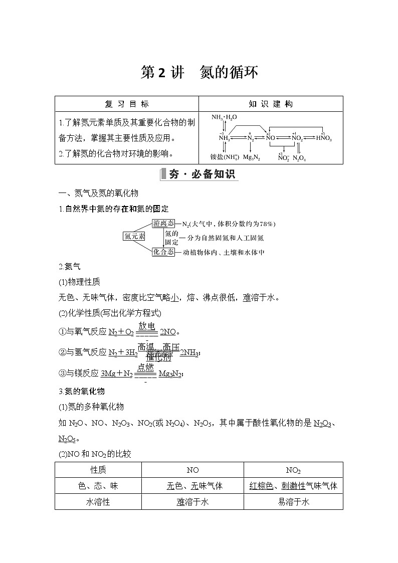 2023版 创新设计 高考总复习 化学 鲁科版第3章　自然界中的元素 课件01