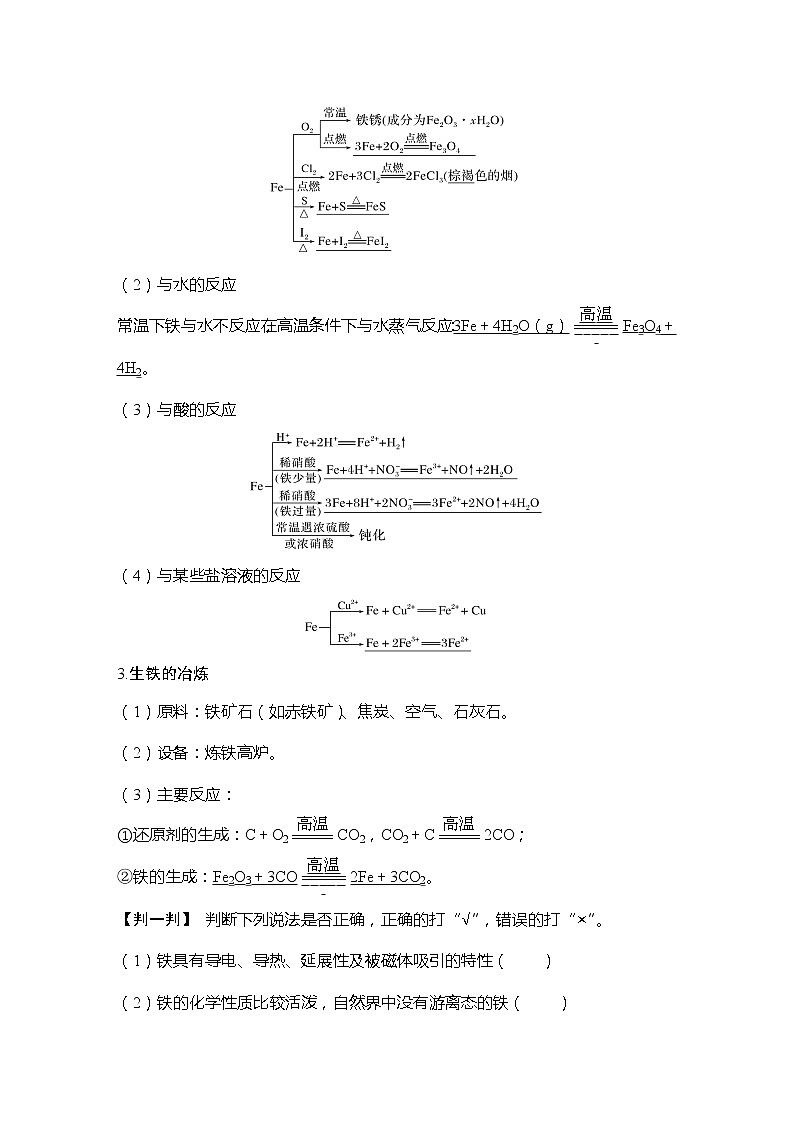 2023版 创新设计 高考总复习 化学 人教版【最新版】第3讲　铁及其重要化合物第2页