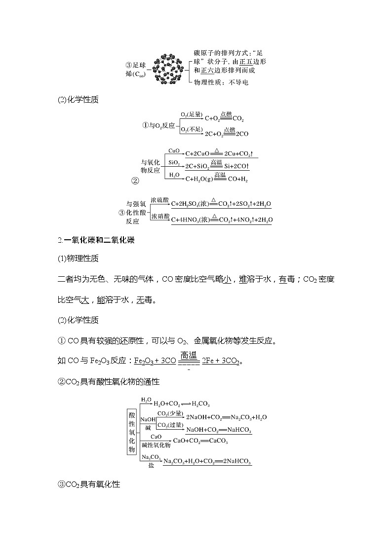 2023版 创新设计 高考总复习 化学 人教版【最新版】第1讲　碳　无机非金属材料的主角——硅第2页