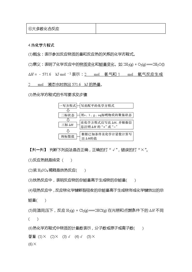 2023版 创新设计 高考总复习 化学 人教版【最新版】第1讲　化学能与热能第3页