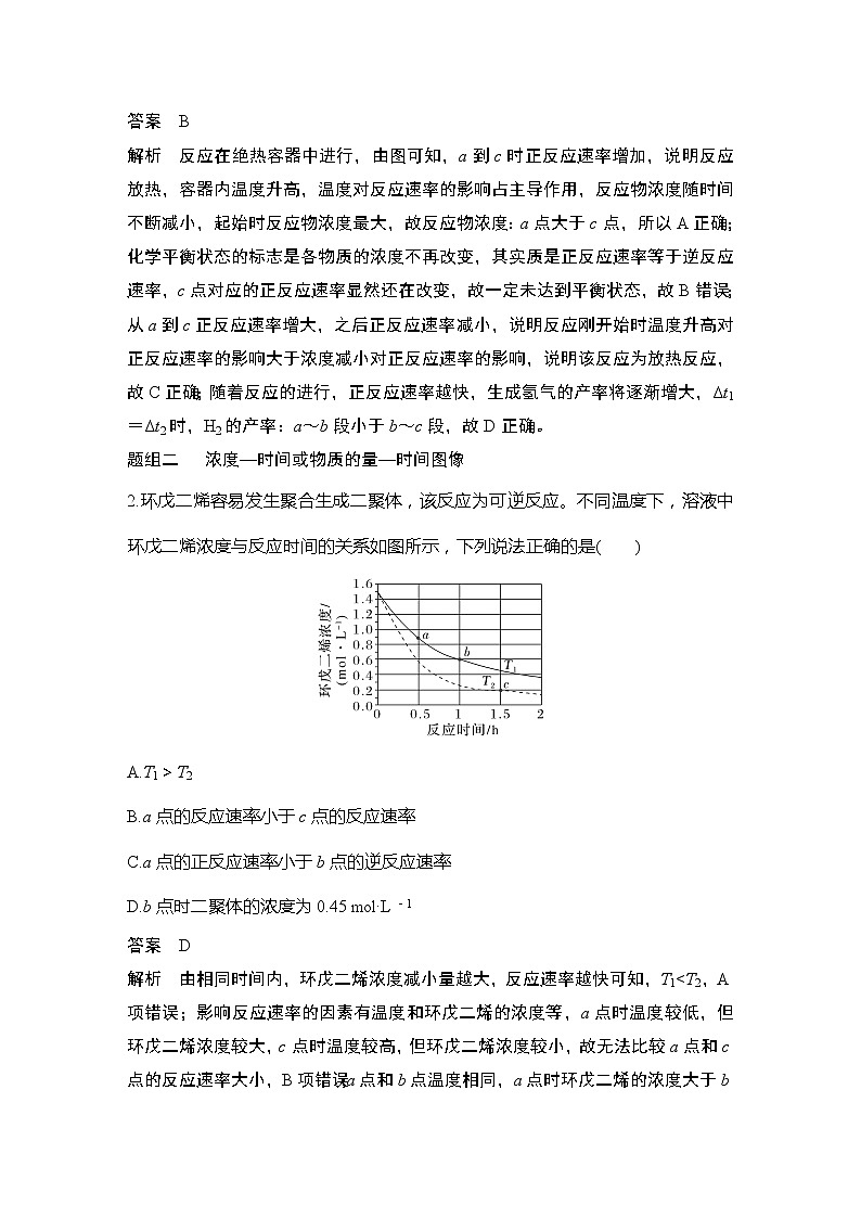 2023版 创新设计 高考总复习 化学 人教版【最新版】第4讲　化学反应速率和化学平衡图像第3页