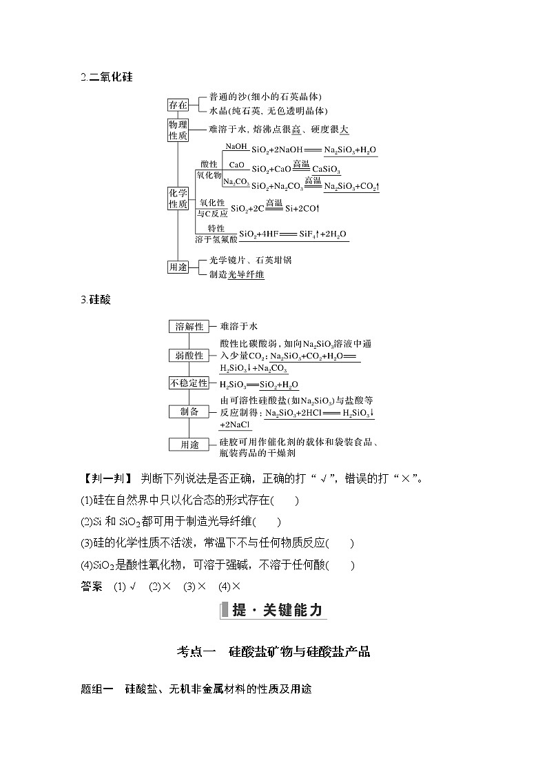 2023版 创新设计 高考总复习 化学 苏教版专题3　重要非金属及其化合物03