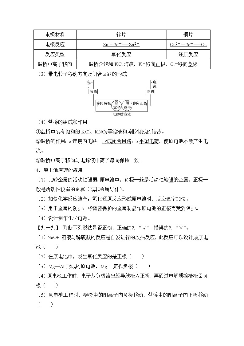 2023版 创新设计 高考总复习 化学 苏教版专题6　化学反应与能量变化02